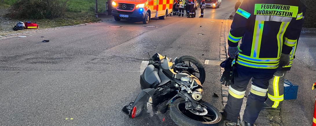 Am vergangenen Montagabend verursachte ein 17-jähriger Mopedfahrer in Wörnitzstein einen Verkehrsunfall. 
