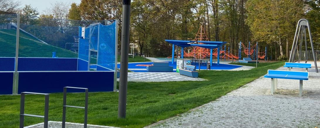 Der Mehrgenerationen-Sportpark eröffenet am 2. November. 