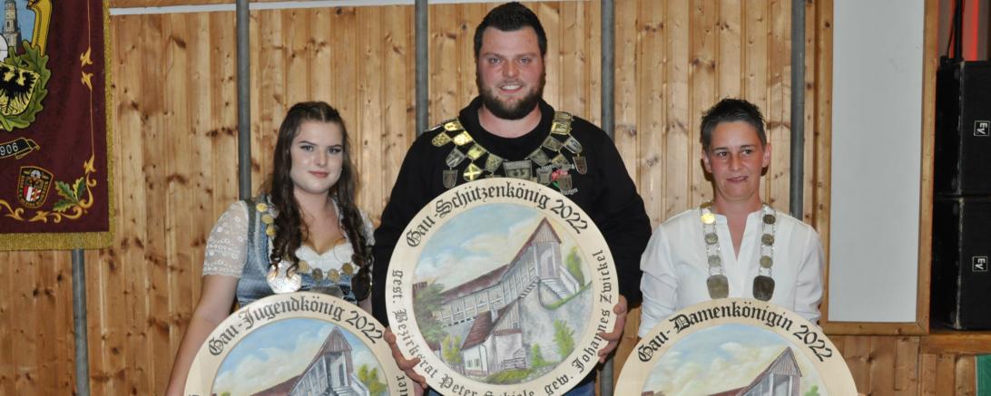 Die Gaukönige 2022 des Riesgau Nördlingen.