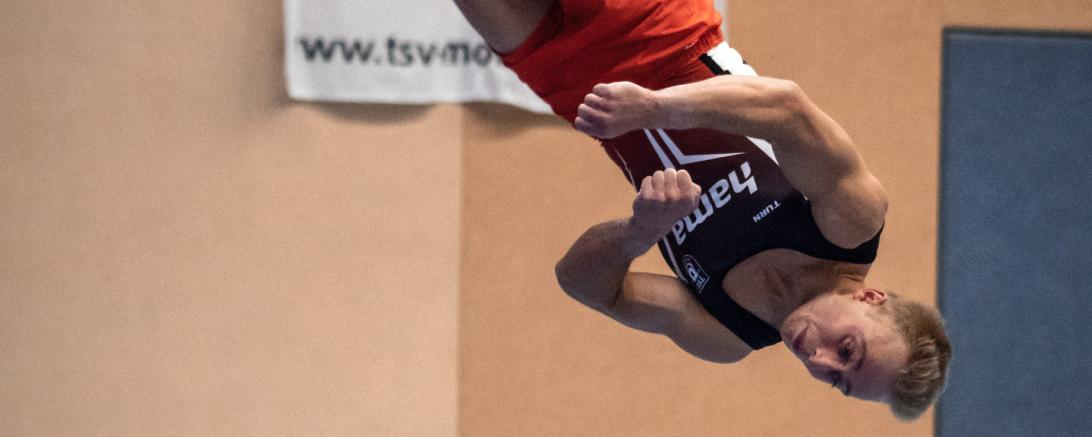 Monheim verpasste mit Julius Hartrich am Boden nur ganz knapp den 3. Platz.