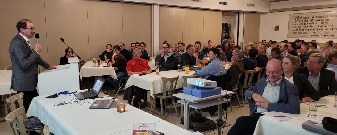 Ortsobmännerversammlung des Bayerischen Bauernverbandes.