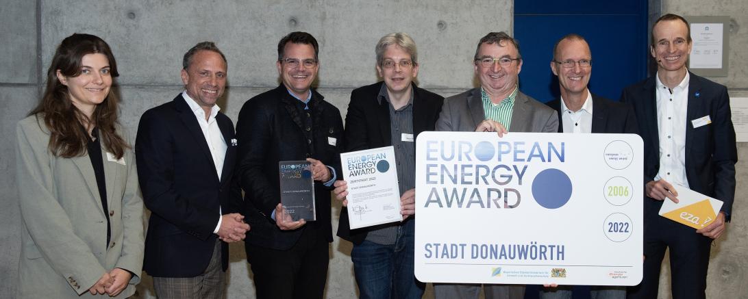 Die Übergabe des European Energy Award.