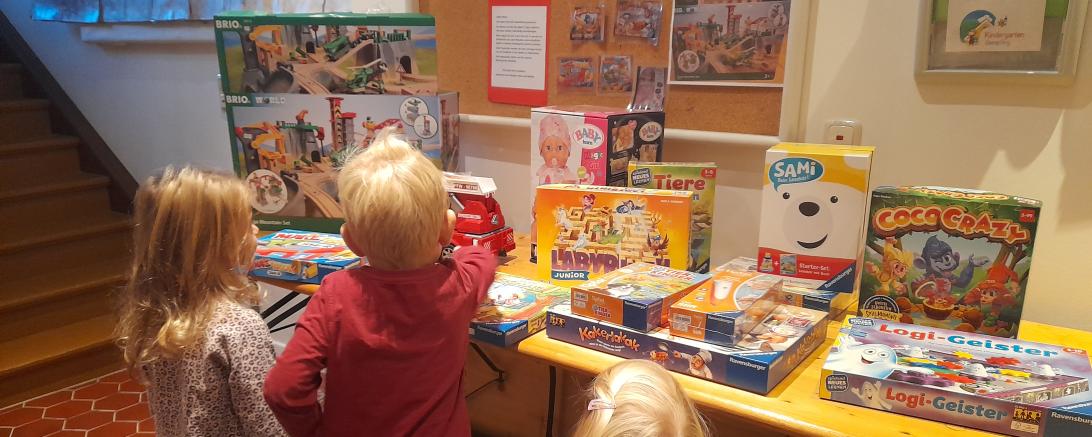 Der Kindergarten in Gempfing gewann bei der Aktion "KiTa-Spielothek" als einer von 500 Kindergärten ein hochwertiges Spielwarenpaket.