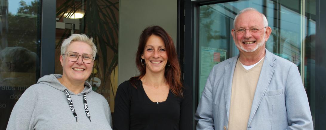 Im Bild sind von links: Claudia Wolfgram, Michaela Kaag und Jörg Fischer zu sehn.