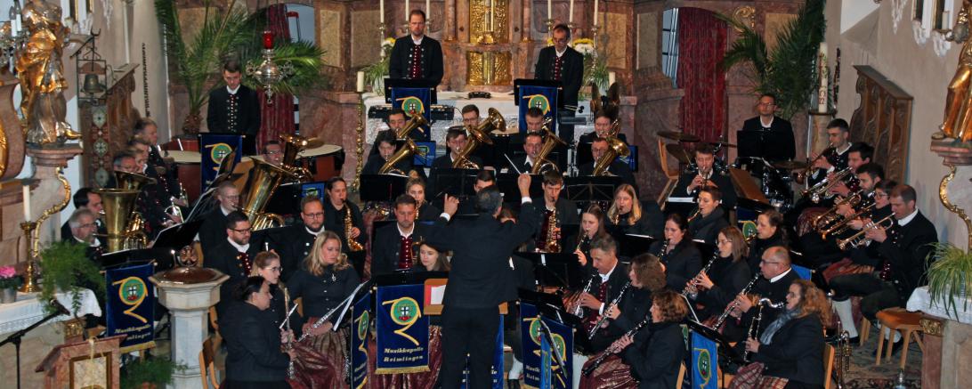 Das14. Kirchenkonzert der Musikkapelle Reimlingen in Nördlingen.