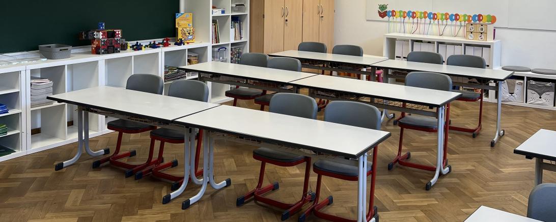 Alle Klassenzimmer befinden sich jetzt auf dem technisch neuesten Stand.