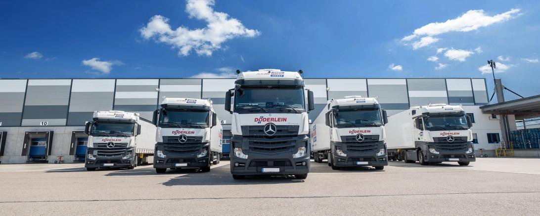 Berufskraftfahrer bei der Spedition Döderlein werden.