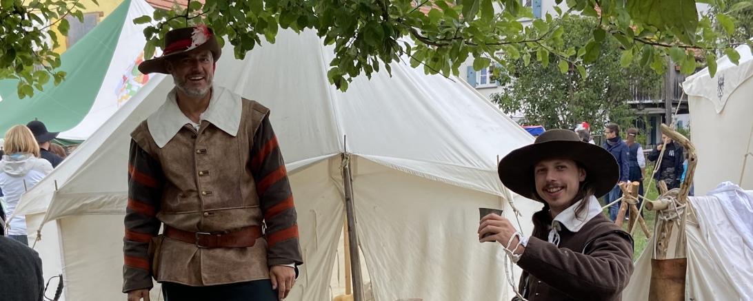 Das historische Stadtmauerfest in Nördlingen.