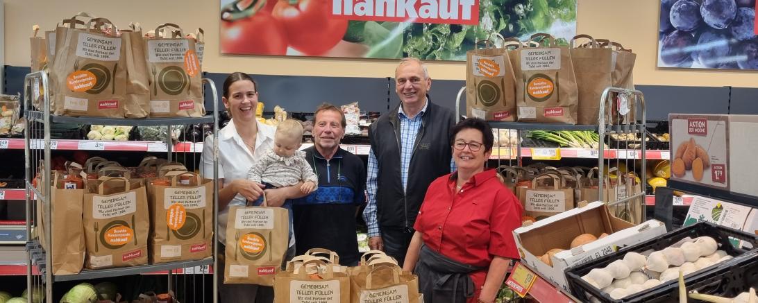 Die Spendenaktion Tafeltüten.