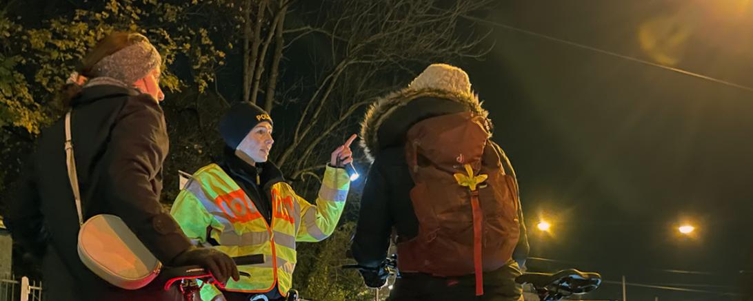 Verkehrspolizei Augsburg "Sehen und gesehen werden" 