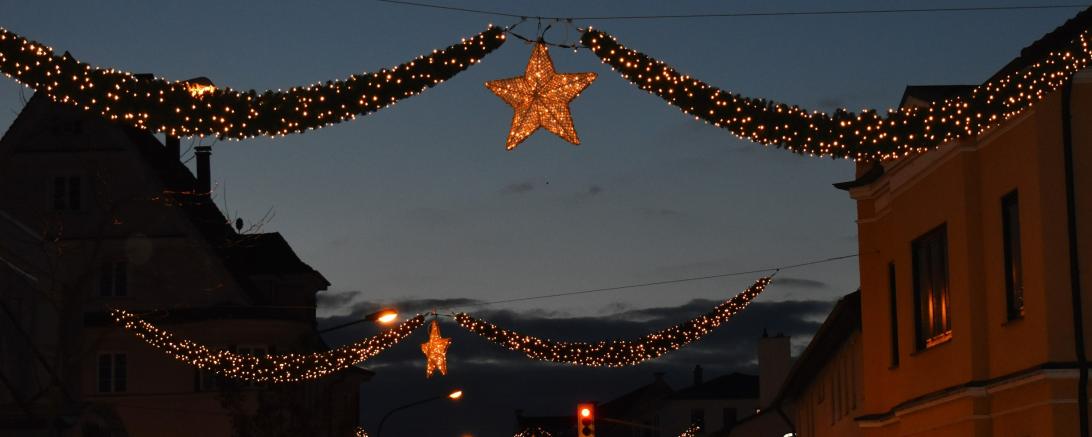 Weihnachtsbeleuchtung donauwörth