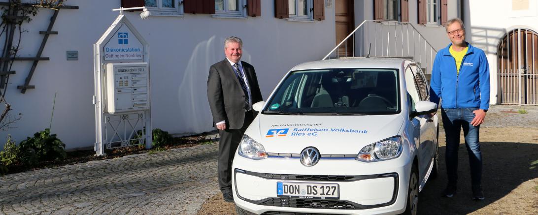 Im Bild ist das Auto-Geschenk zu sehen