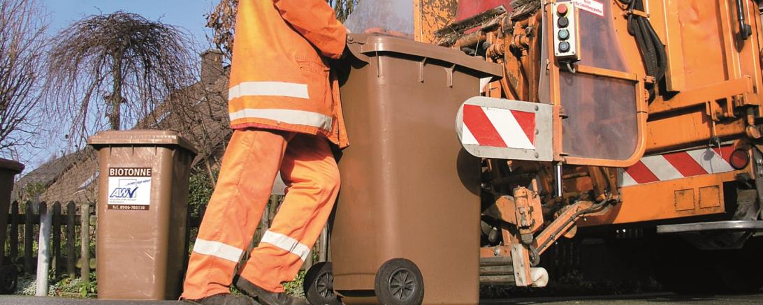 Leerung von Biotonnen
