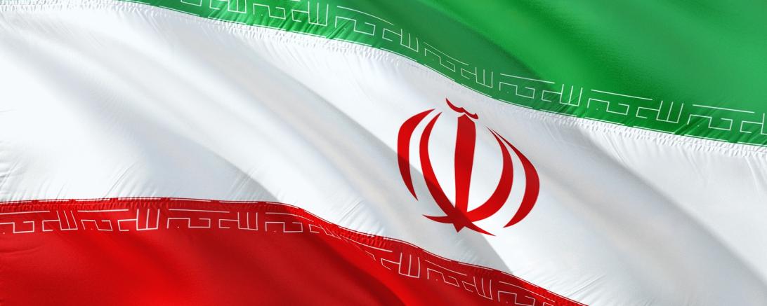 Das Bild zeigt die Iranische Flagge.