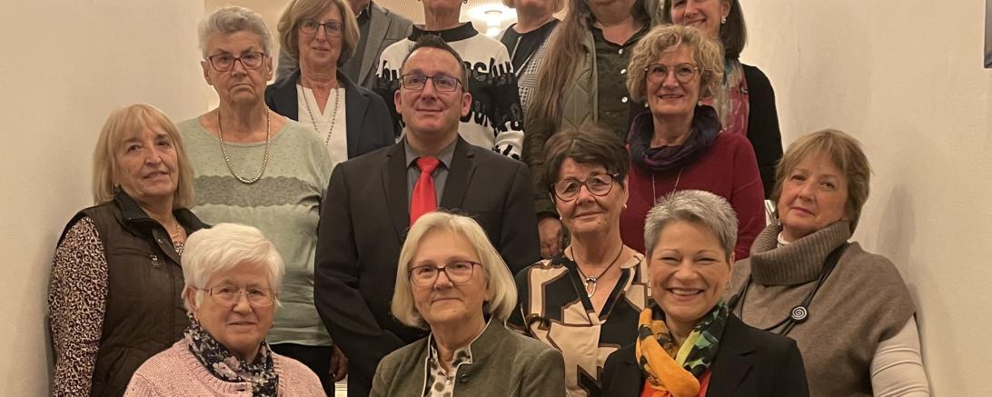 Die Jubilare der Caritas.