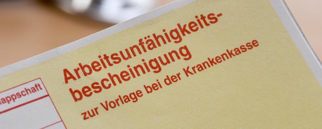 Krankmeldung Gelber Schein AOK 
