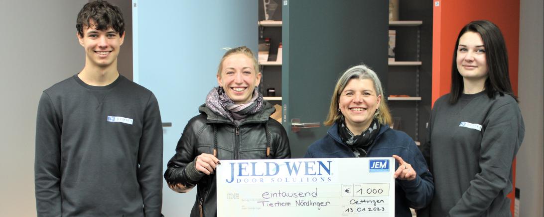 Spendenübergabe an Tierheim Nördlingen