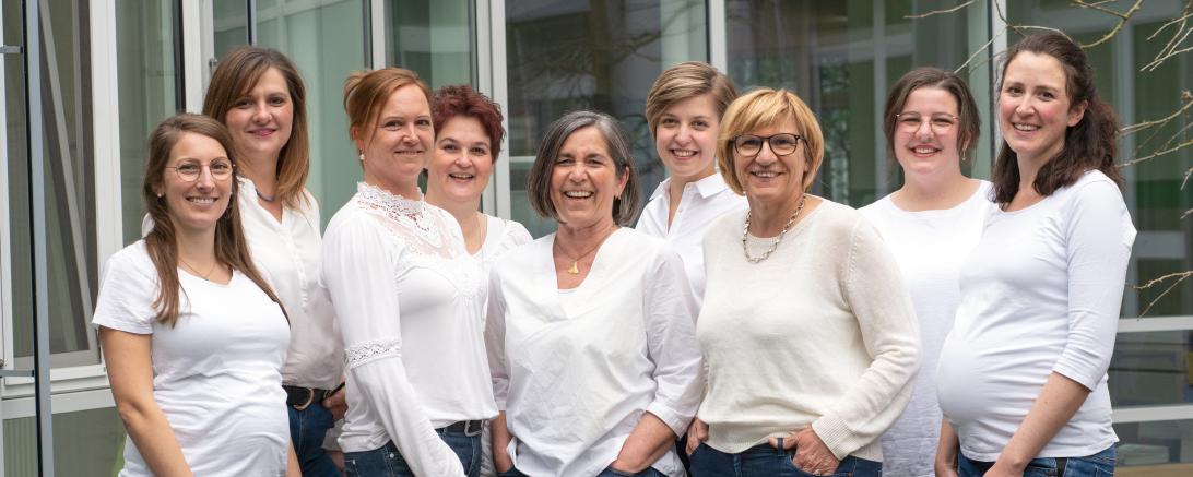 Die Hebammen an der Klinik Donauwörth.