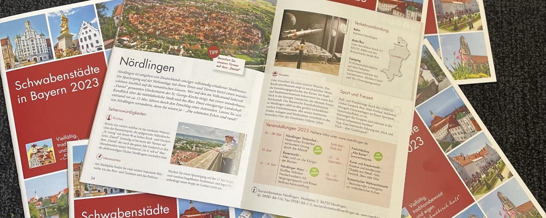 Broschüre der Arbeitsgemeinschaft Schwabenstädte