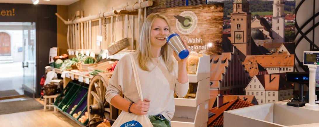 Mehrweg im stadtladen Donauwoerth