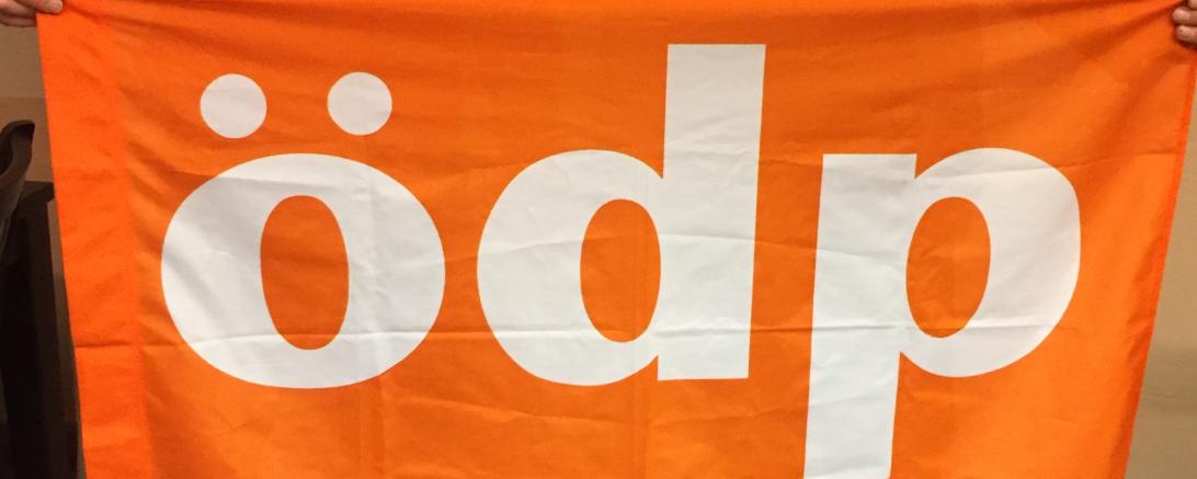 Johannes Thum und Matthias Fritzsche bei der Aufstellungsversammlung der ÖDP.