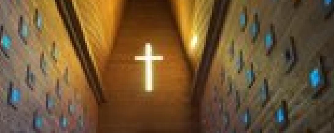 Der Innenraum der Kapelle bei Oberthürheim