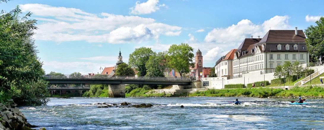 Der einstige Donauhafen