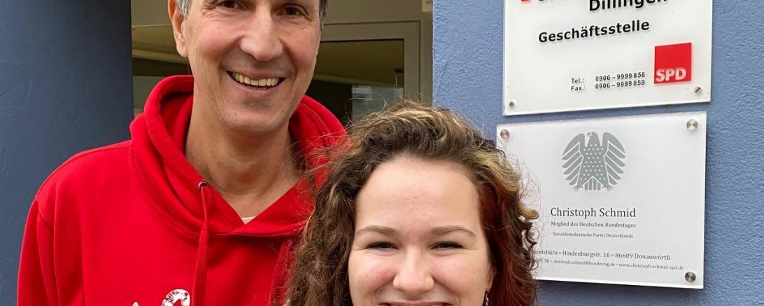 Christoph Schmid, MdB übernimmt Patenschaft für USA-Stipendium der 16-jährigen Eva aus Donauwörth