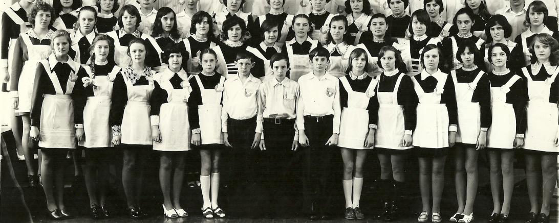 Deutsche Schüler 1978 in Batamschinsk - Aktobe, Kasachstan