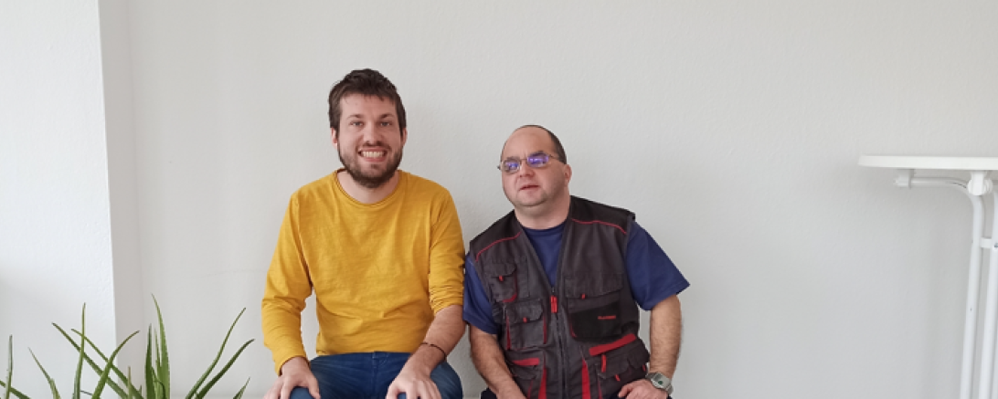 Im Bild sind DJ Cliff und Flo zu sehen.