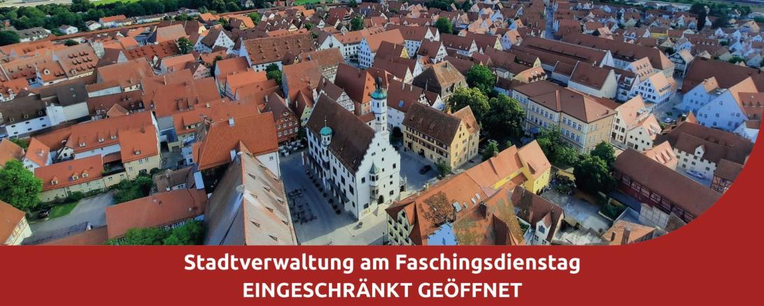 Stadtverwaltung eingeschränkt geöffnet 