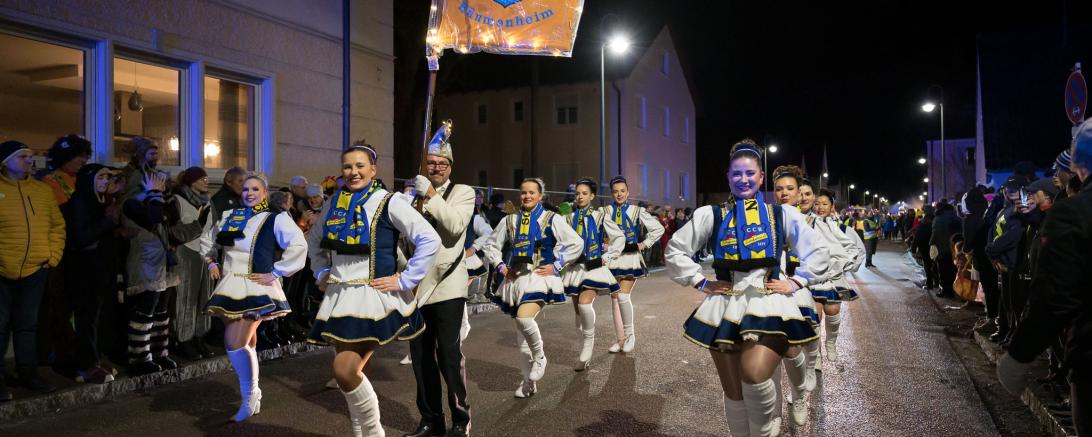 Das Bild zeigt den Bäumenheimer Nachtumzug 2023.