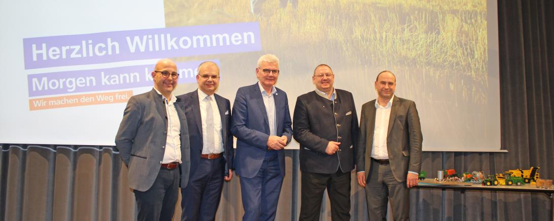 Im Bild ist die Agrarveranstaltung zu sehen