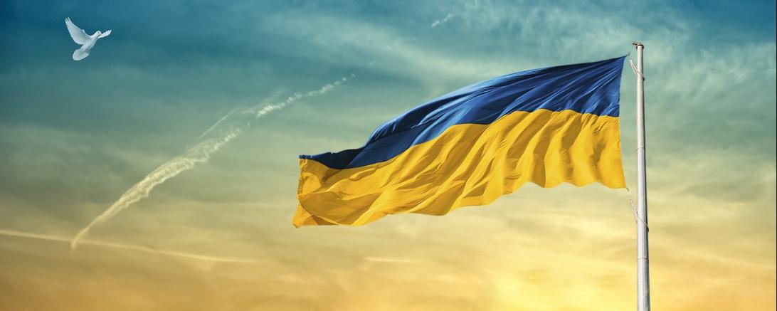 Ukraine-Flagge