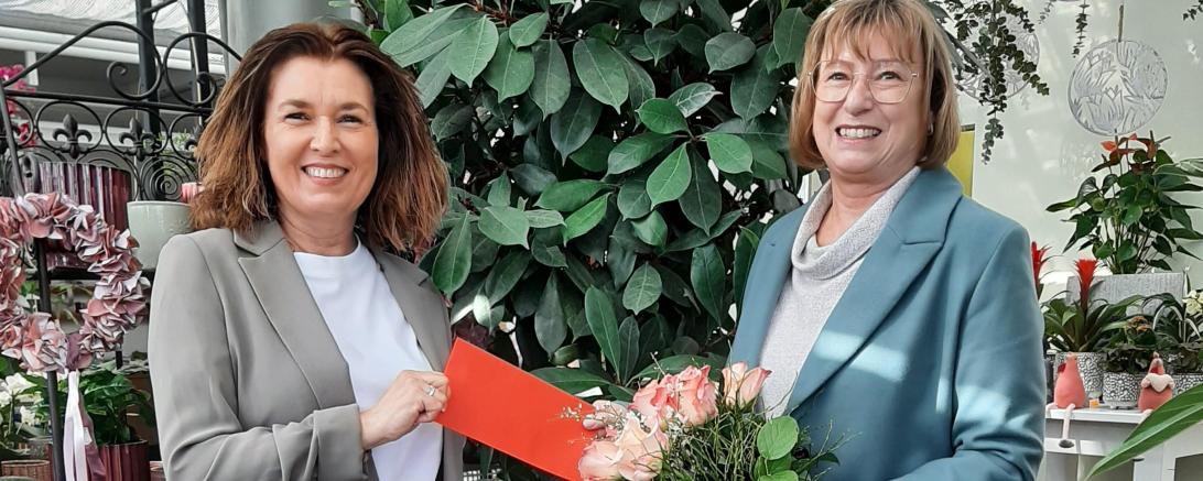 Auf dem Bild zu sehen (von links): Karin Mener und Brigitte Kundinger-Schmidt. 