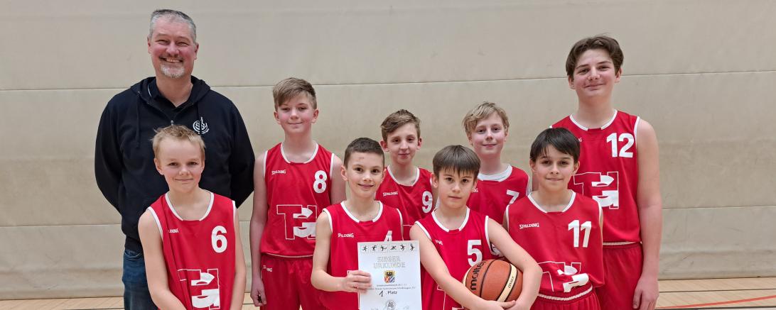 Jungenmannschaft Basketball THG 