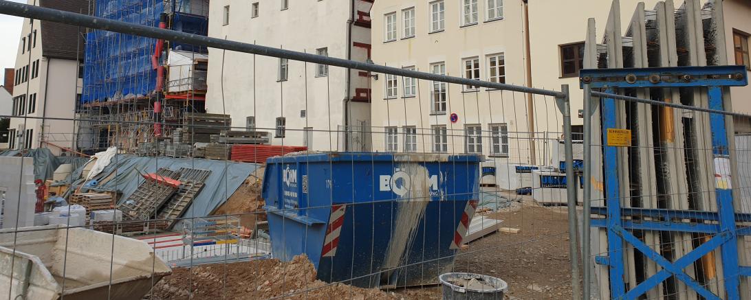 Baustelle Hotel Krone Oettingen