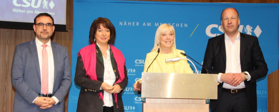 CSU Schwaben, Listenaufstellung Klaus Holetschek, Maria Rita Zinnecker, Carolina Trautner, Martin Sailer