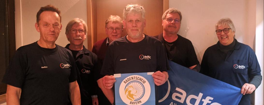 Der ADFC wählte turunsmäßig die neue Vorstandschaft.