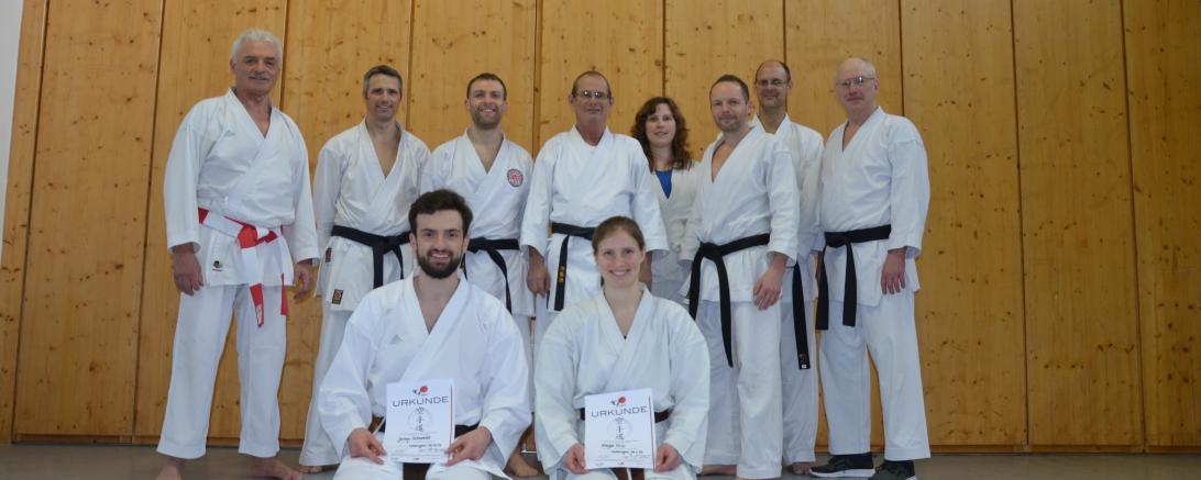Ein erfolgreiches Zusammenkommen der Karatekas in Oettingen.