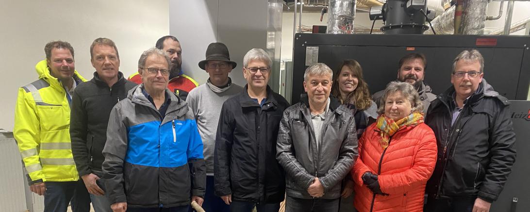 Vorstand und Aufsichtsrat der NahGeStein mit Bgm. Engelhardt, Andreas Gutmann und Max Diez.