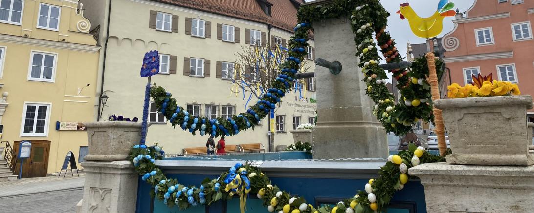 Archivfoto Ostermarkt Wemding 2021.