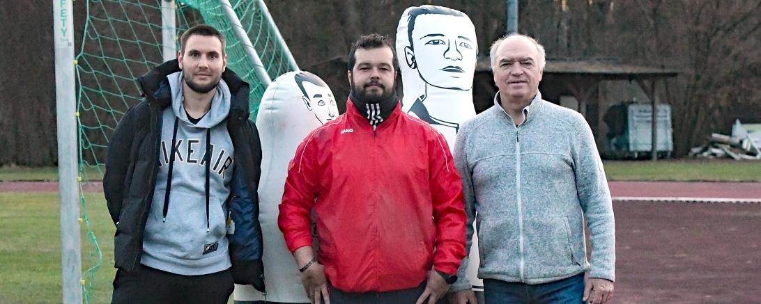 Marco Preuß, Bernhard Dittenhauser und Jörg Daniel beim TSV Rain.