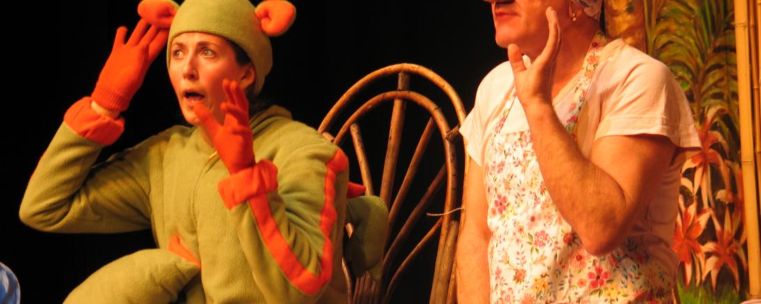 Ein Highlight im B+ Zentrum ist „Urmel aus dem Eis“ mit der Augsburger Theatergruppe „Fritz und Freunde“ 