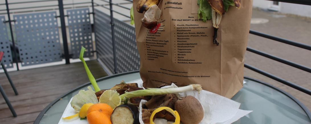 Papiertüten für den Bioabfall.