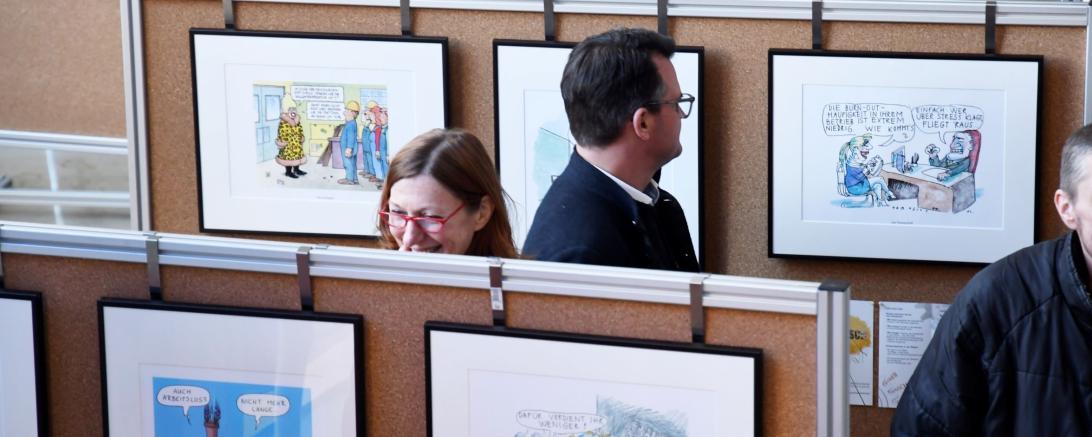 Das Bild zeigt die Ausstellung.