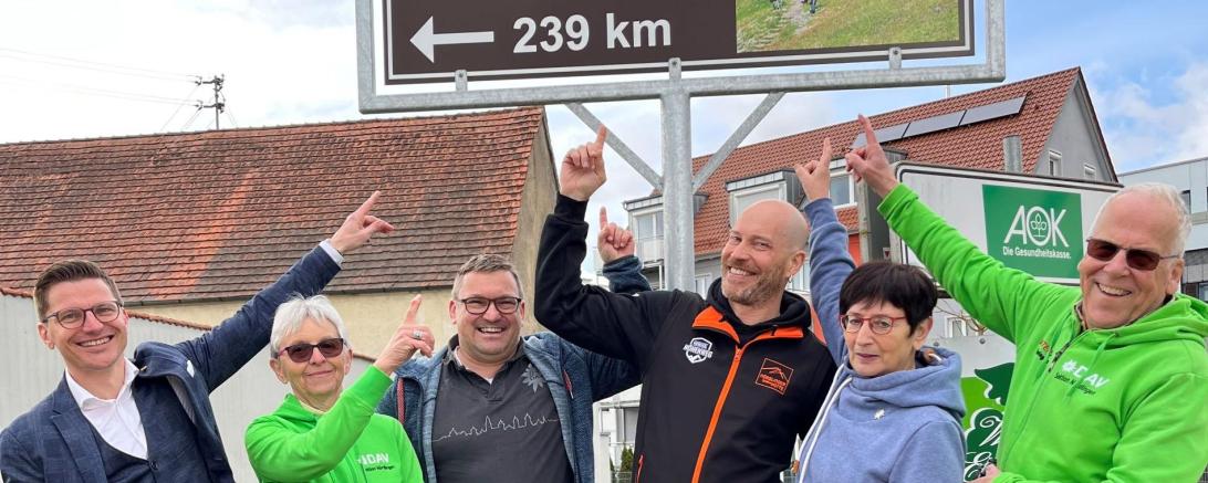 Nördlinger Hütte Hinweisschild