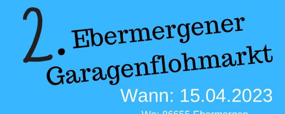 Garagenflohmarkt