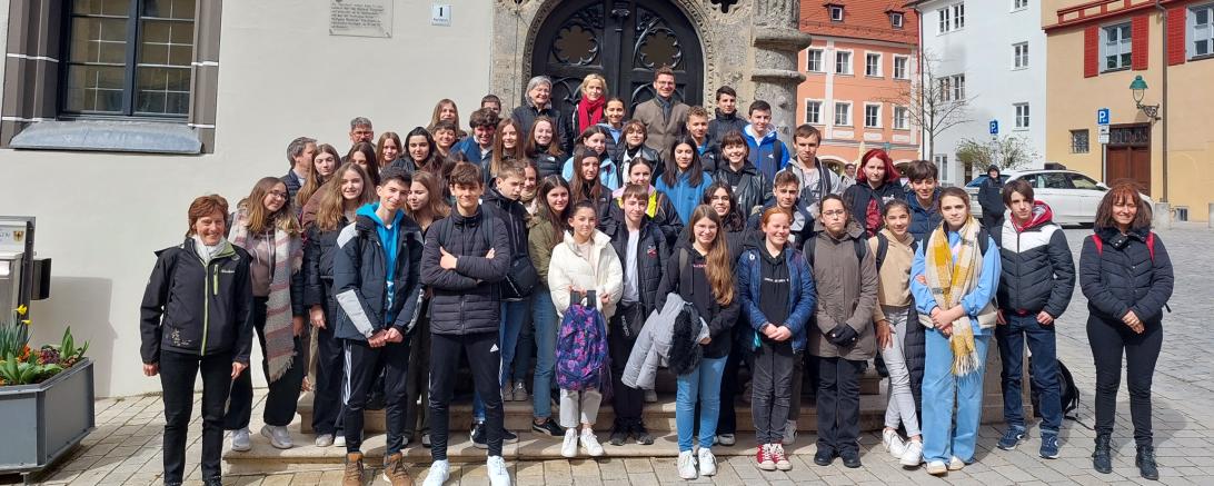 Am THG waren die Austauschschüler aus Riom zu Gast. 