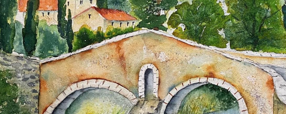 Aquarell von Petra Gierak.